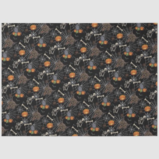 🐺 Weerwolf Halloween Weefselpapier 🎃💀 Tissuepapier (Voorkant)