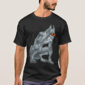 Weerwolf Halloween Zonnebril T-shirt (Voorkant)
