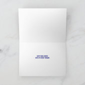 Weerwolf Happy Halloween Super Spooky Kaart (Binnen)