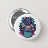 Weerwolf Ice Cream Stand Ronde Button 5,7 Cm (Voorkant /achterkant)