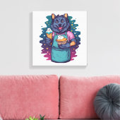 Weerwolf Ijsstand Canvas Afdruk (Insitu (Woonkamer))