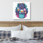 Weerwolf Ijsstand Canvas Afdruk (Insitu (Slaapkamer))