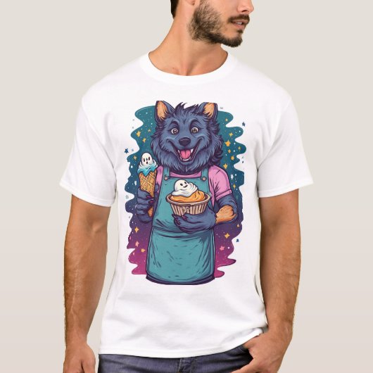 Weerwolf Ijsstand T-shirt (Voorkant)