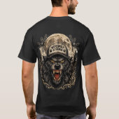 Weerwolf in Opleiding Halloween T-Shirt (Achterkant)