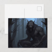 Weerwolf Lycan Briefkaart (Voorkant / Achterkant)