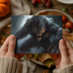 Weerwolf Lycan Briefkaart