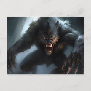 Weerwolf Lycan Briefkaart