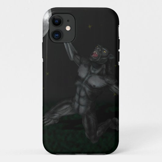 Weerwolf Lycan huilt en baadt op de maan Case-Mate iPhone Case (Achterkant)