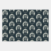 Weerwolf met Volle Maan Spooky  Horror Inpakpapier Vel (Voorkant 3)