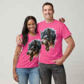 Weerwolf Mythische Motief Fantasy Illustratie T-shirt (Unisex)