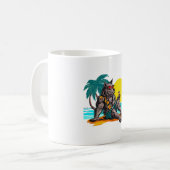 weerwolf op vakantie koffiemok (Voorkant links)