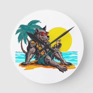 weerwolf op vakantie ronde klok