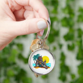 weerwolf op vakantie sleutelhanger (Hand)