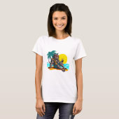 weerwolf op vakantie t-shirt (Voorkant volledig)