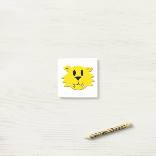 Weerwolf Post-it® Notes (Op bureau)