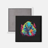 Weerwolf Pranks - Lunar Mischief voor Halloween Magneet (Voorkant / Achterkant)