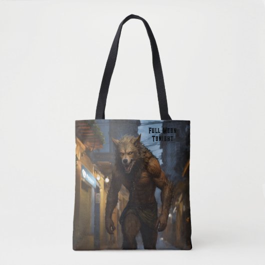 Weerwolf Romance Reader Verjaardagscadeau Naam toe Tote Bag (Voorkant)