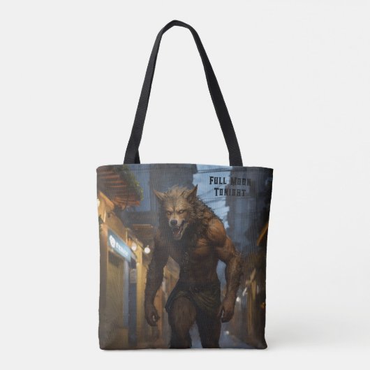 Weerwolf Romance Reader Verjaardagscadeau Naam toe Tote Bag (Achterkant)