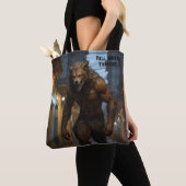 Weerwolf Romance Reader Verjaardagscadeau Naam toe Tote Bag (Dichtbij)