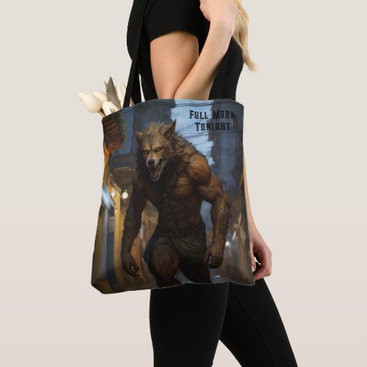 Weerwolf Romance Reader Verjaardagscadeau Naam toe Tote Bag (Dichtbij)