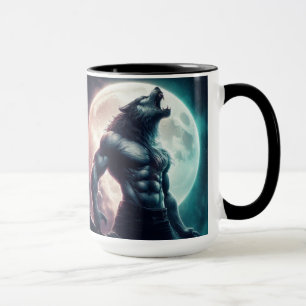 Weerwolf Romance Reader Voeg Naam Gift Coffee Cup Mok