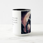 Weerwolf Romance Reader Voeg Naam Gift Coffee Cup Mok (Midden)