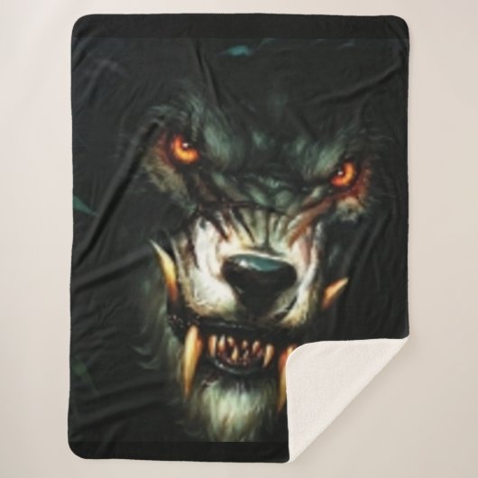 WEERWOLF SHERPA DEKEN (Voorkant)
