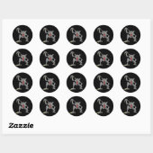 Weerwolf Stickers/Envelope Seals Ronde Sticker (Vel)