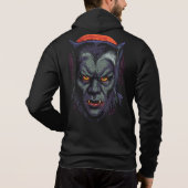 Weerwolf vloek Hoodie - klassieke Wolfman Horror (Achterkant)