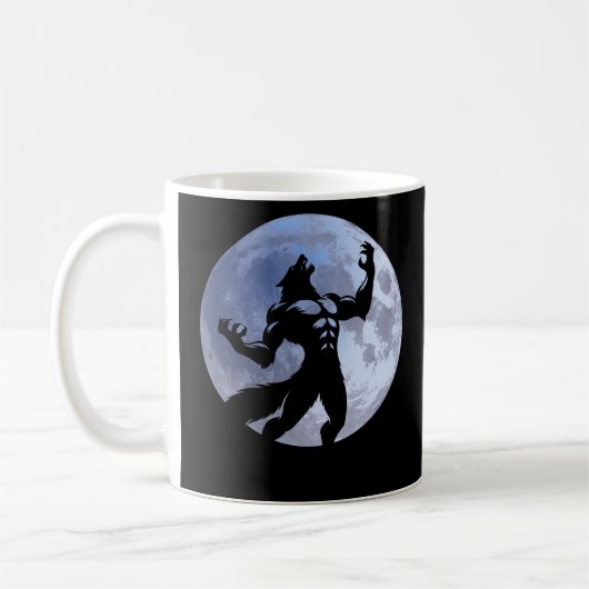 Weerwolf - Volle Maan Koffiemok (Links)