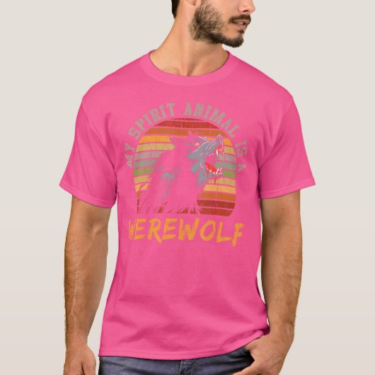 Weerwolf Volle Maan Weerwolf T-shirt (Voorkant)
