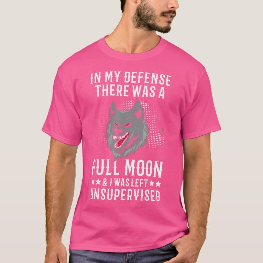 Weerwolf Volle Maan Weerwolf T-shirt (Voorkant)
