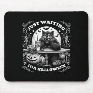 Weerwolf wacht op Halloween Spooky Scary N Muismat