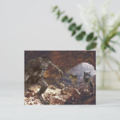 Weerwolf Wolf Pack Cave Briefkaart (Staand voorkant)