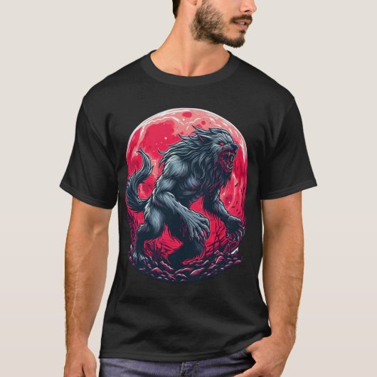 Weerwolfkunst T-shirt (Voorkant)