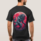 Weerwolfkunst T-shirt (Achterkant)