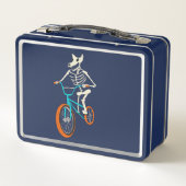 Weerwolfskelet op een BMX-fiets Gepersonaliseerd (Achterkant)