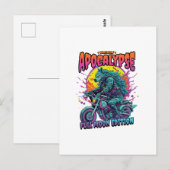 Weerwolven apocalyps briefkaart (Voorkant / Achterkant)