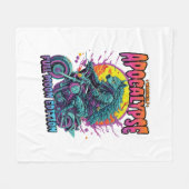 Weerwolven apocalyps fleece deken (Voorkant (Horizontaal))