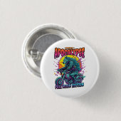 Weerwolven apocalyps ronde button 3,2 cm (Voorkant /achterkant)