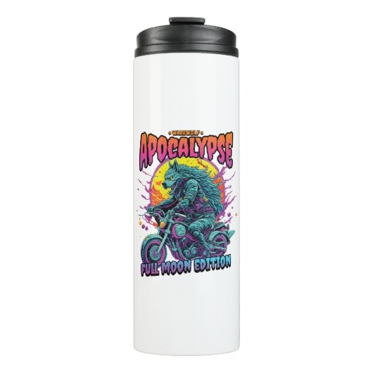 Weerwolven apocalyps thermosbeker (Voorkant)