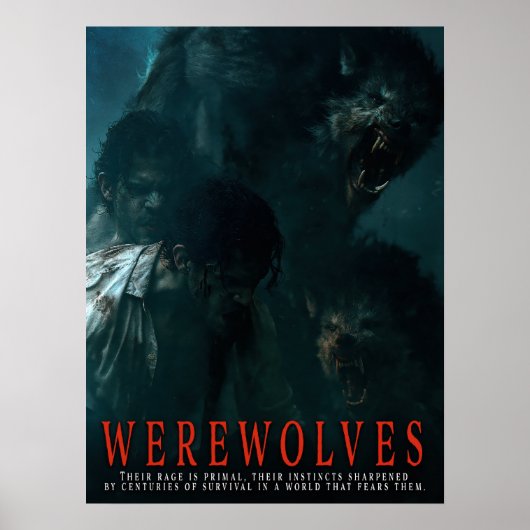 Weerwolven Poster Serie I (Voorkant)