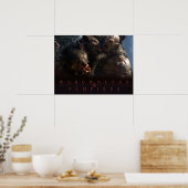 Weerwolven & Vampiers - De Strijd Poster (Keuken)