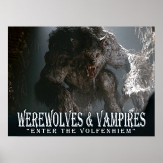 Weerwolven & Vampiers - De Volfenhiem Poster