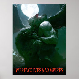 Weerwolven & Vampiers - Dominantie Poster