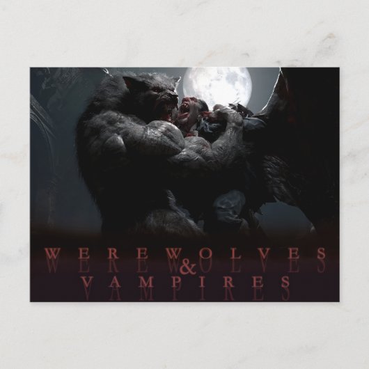 Weerwolven & Vampiers - Dominion Briefkaart (Voorkant)