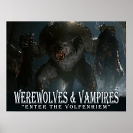 Weerwolven & Vampiers - Enter The Volfenhiem Poster
