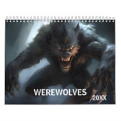 Weerwolven Wolf Lycan Animal Kalender (Hoes)