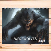 Weerwolven Wolf Lycan Animal Kalender