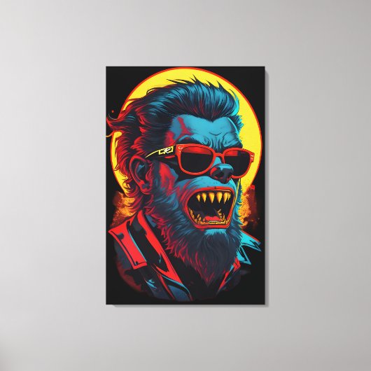Weerwolven Zombie Canvas Afdruk (Voorkant)